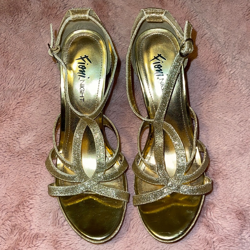 EUC Gold heels